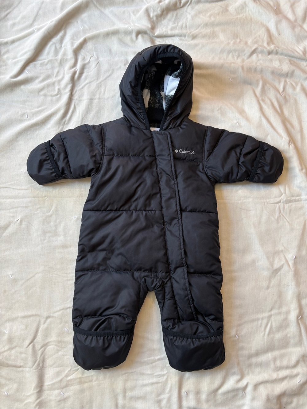 Columbia Black Toddler One-Piece Insulated snow suit